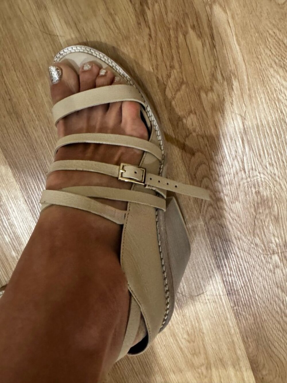 Tibi Women’s Nude Block Heel Sandals with Ankle Straps Contemporary Sz 39 US 8.5 - Picture 10 of 10